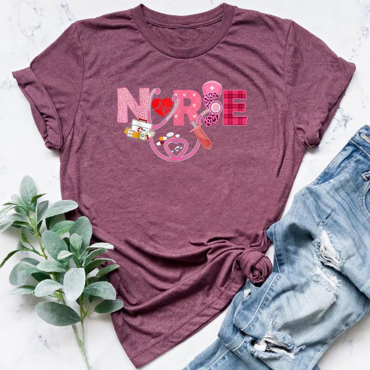Nurse's Day Nurse Life Nurse Week 2024 Womens Bella Canvas T-shirt