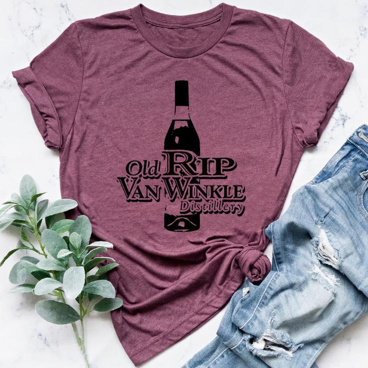 Pappy Bourbon Whiskey Rip Van Winkle Distillery Bella Canvas T-shirt