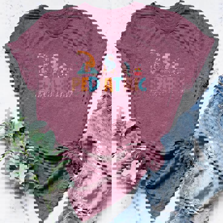 Pediatric Intensive Care Unit Cute Animals Groovy Picu Nurse Bella Canvas T-shirt