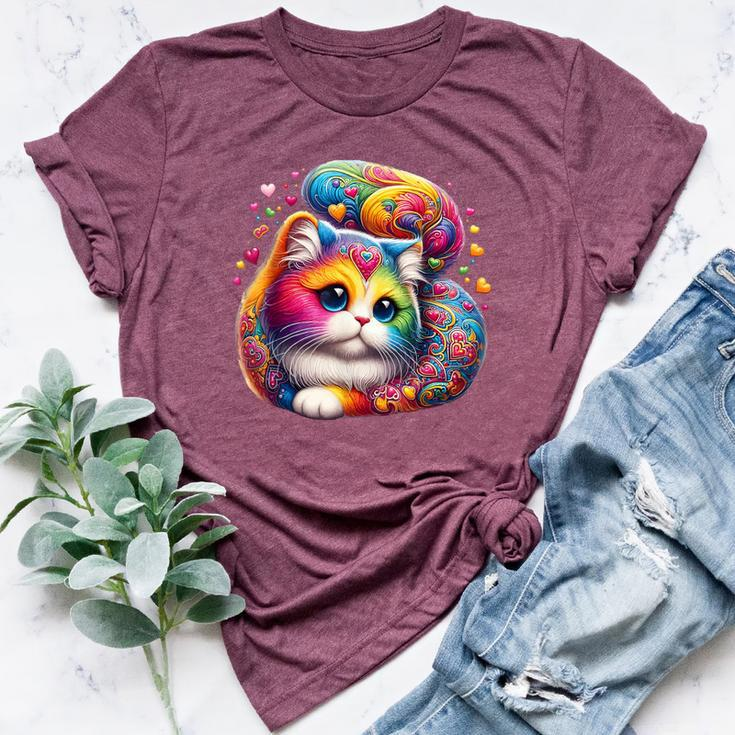 Persian Cat Mom Cat Owner Lover Cat Cute Persian Kitten Bella Canvas T-shirt