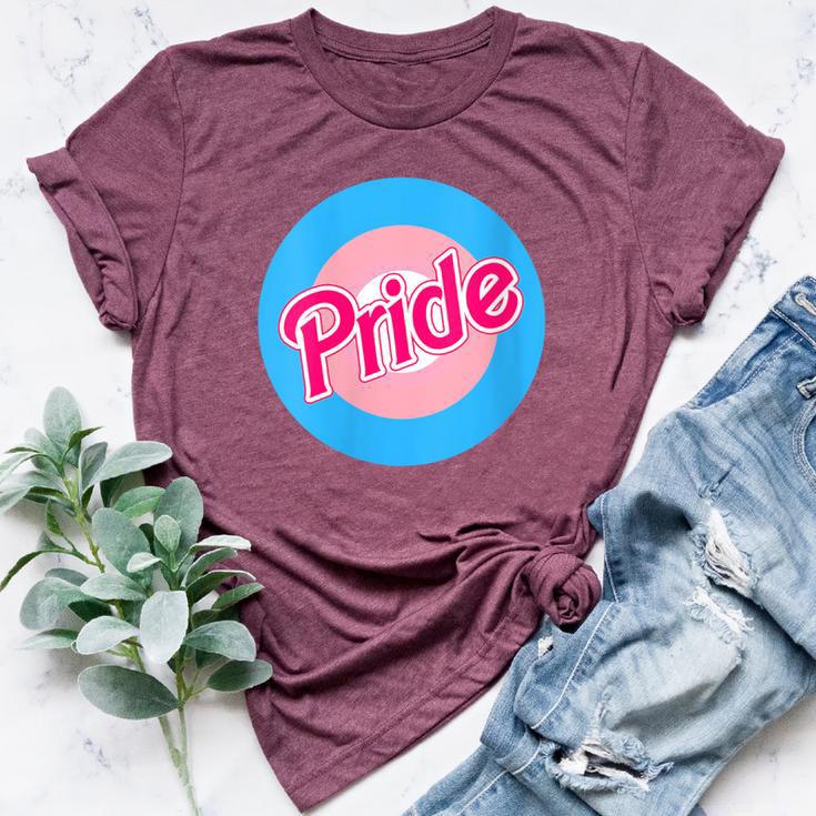 Pride Trans Flag Mod Target Bullseye Bella Canvas T-shirt