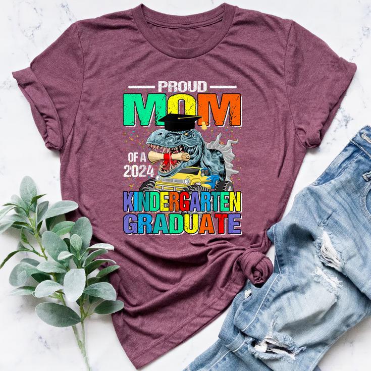 Proud Mom Of A 2024 Kindergarten Graduate Dinosaur Bella Canvas T-shirt