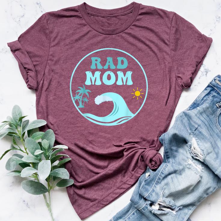 Rad Mom The Big One 1St Birthday Surf Family Matching Bella Canvas T-shirt