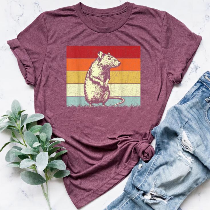 Rat Lovers Boys Girls Vintage Rat Retro Bella Canvas T-shirt