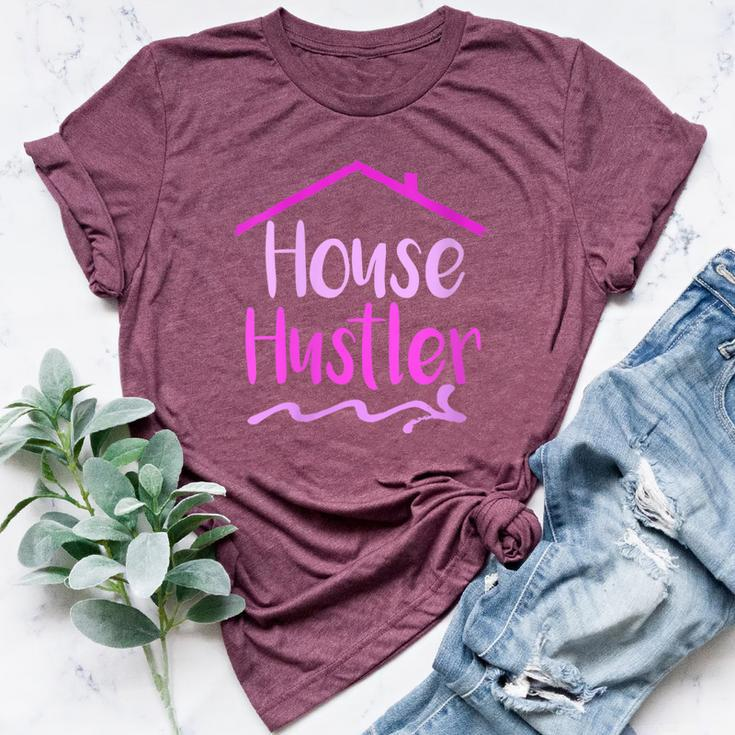 Realtor House Hustler Real Estate Agent Advertising Bella Canvas T-shirt
