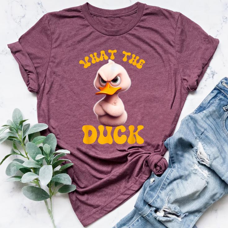 Saying What-The-Duck Duck Friends Bella Canvas T-shirt