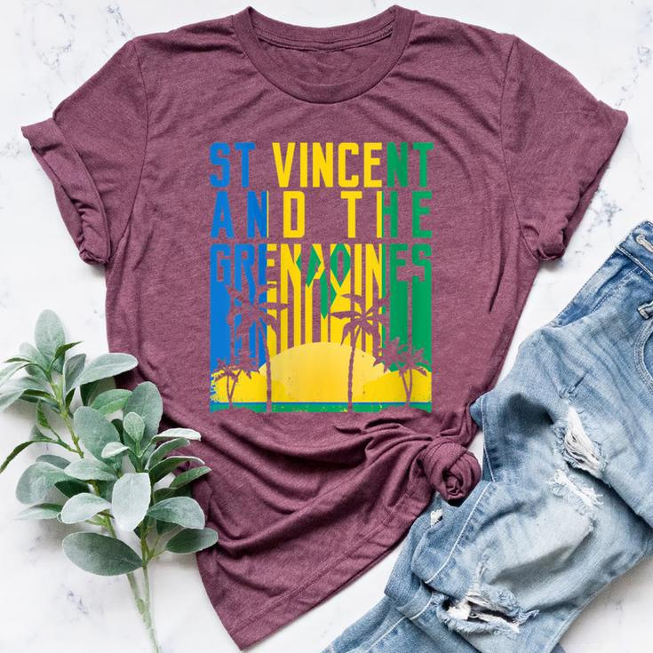 St Vincent And The Grenadines Retro 70S 80S Vintage Bella Canvas T-shirt