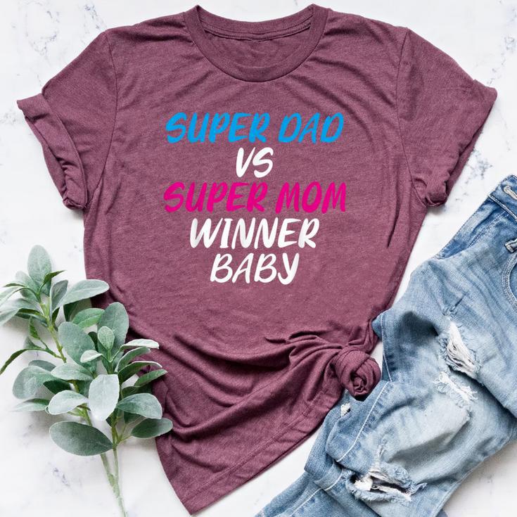 Super Dad Vs Super Mom Winner Baby For New Parents Bella Canvas T-shirt