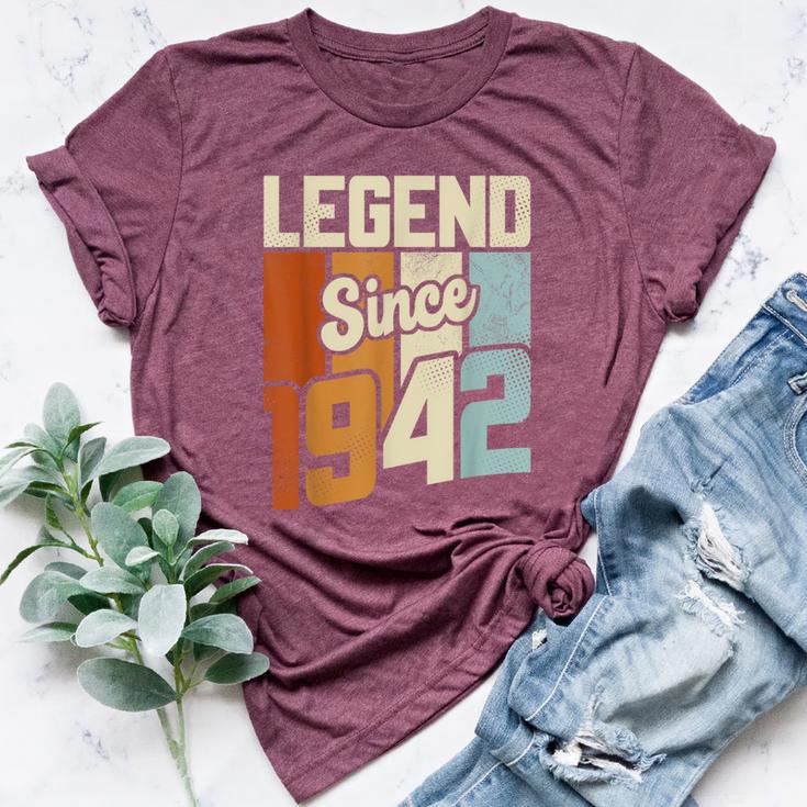 Vintage 1942 81 Birthday Decorations 81St Birthday Bella Canvas T-shirt