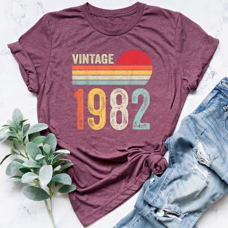 Vintage 1982 41St Birthday 41 Years Old Bella Canvas T-shirt