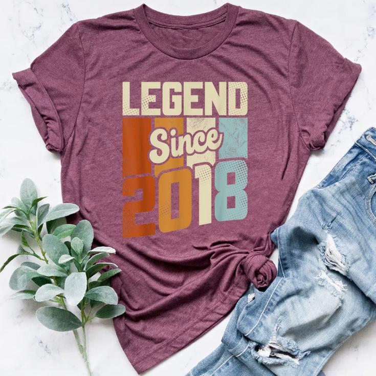 Vintage 2018 6 Birthday Decorations Boys Girls 6Th Birthday Bella Canvas T-shirt