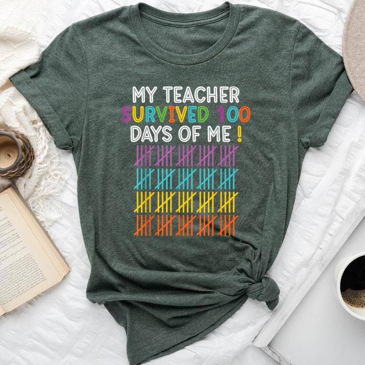 100 Days Of School Happy 100Th Day Of School Teacher Student Bella Canvas T-shirt