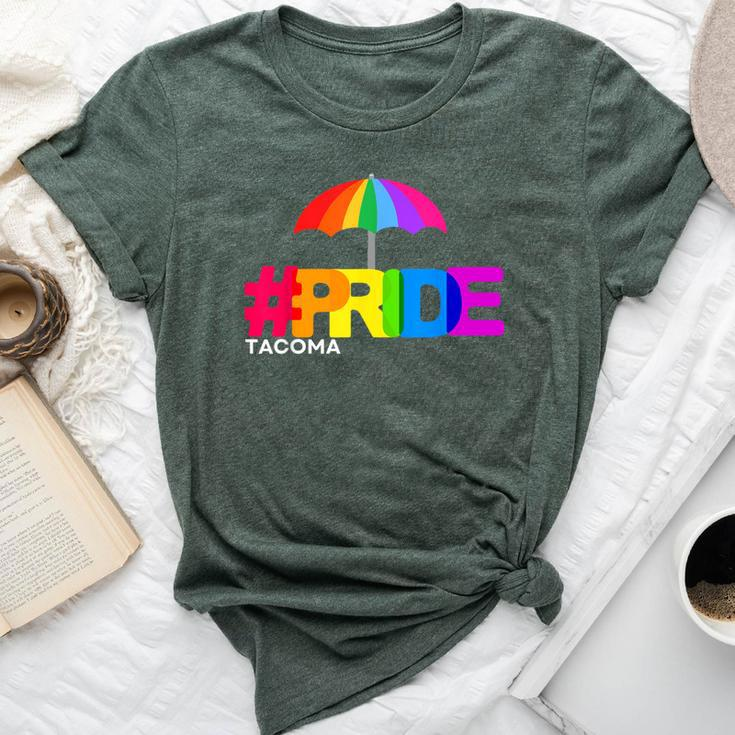 2024 Pnw Gay Pride Event Tacoma Wa Rainbow Flag Lgbtqia Ally Bella Canvas T-shirt