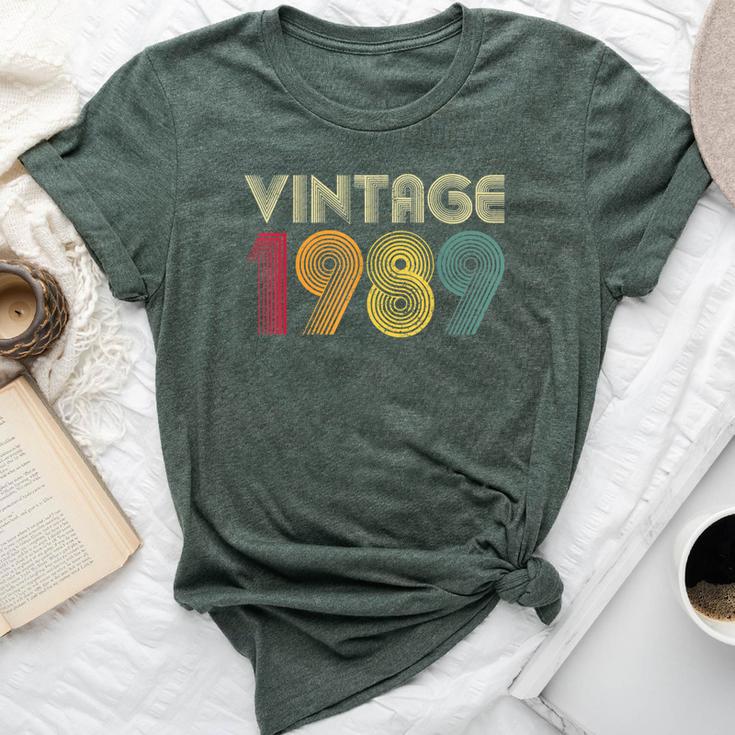 31Th Birthday Vintage 1989 Retro Mom Dad Bella Canvas T-shirt