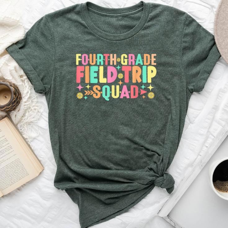 4Th Grade Field Trip Squad Teacher Students Matching Bella Canvas T-shirt