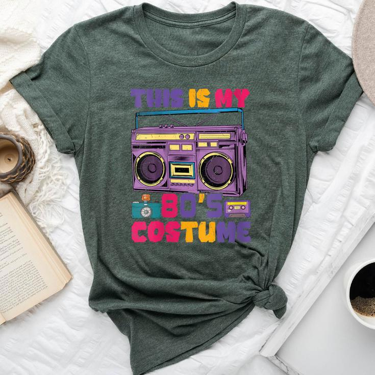 This Is My 80'S Costume Outfit Eighties Retro Vintage Party Bella Canvas T-shirt
