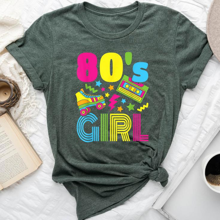 80S Girl 1980S Theme Party 80S Costume Outfit Girls Bella Canvas T-shirt