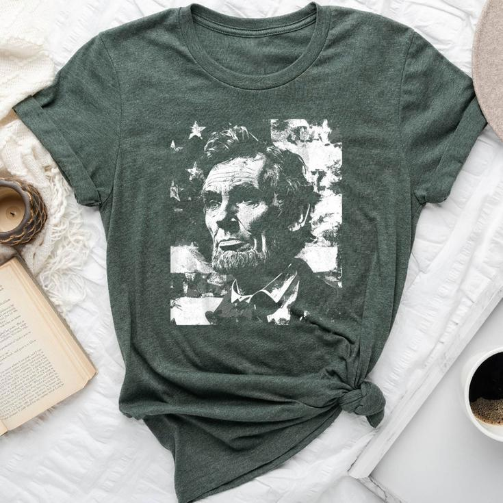 Abraham Lincoln History Teacher President 4Th Of July Bella Canvas T-shirt