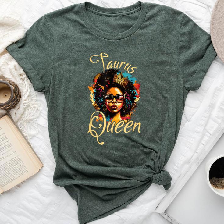 Afro Girl Taurus Queen Are Born In April To May Bella Canvas T-shirt