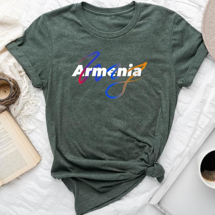 Armenian Pride Red Blue Orange Flag Bella Canvas T-shirt