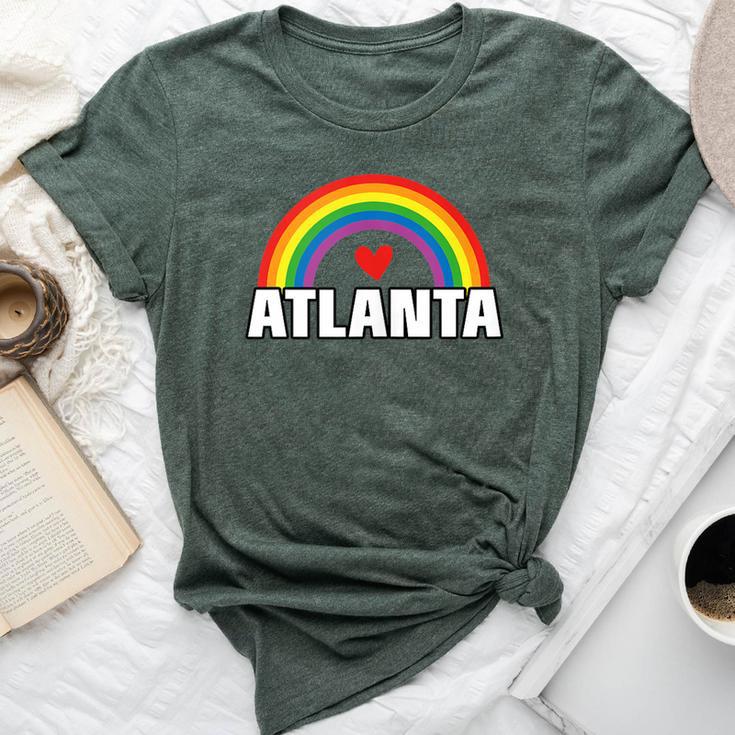 Atlanta Gay Pride Month Festival 2019 Rainbow Heart Bella Canvas T-shirt