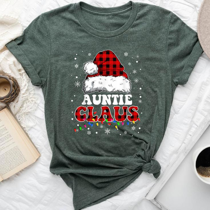 Auntie Claus Santa Claus Matching Family Pajamas Bella Canvas T-shirt