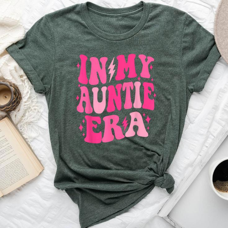 In My Auntie Era Retro Groovy Aunt Life Happy Mother's Day Bella Canvas T-shirt