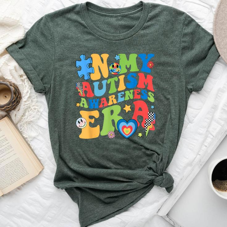 In My Autism Awareness Era Support Puzzle Be Kind Groovy Bella Canvas T-shirt