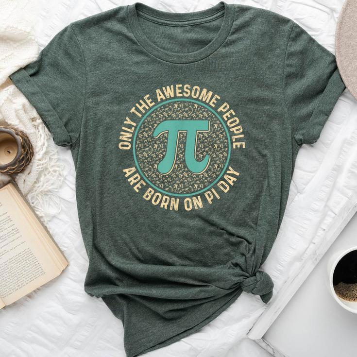 Awesome People Born On Pi Day Birthday Pi Bella Canvas T-shirt