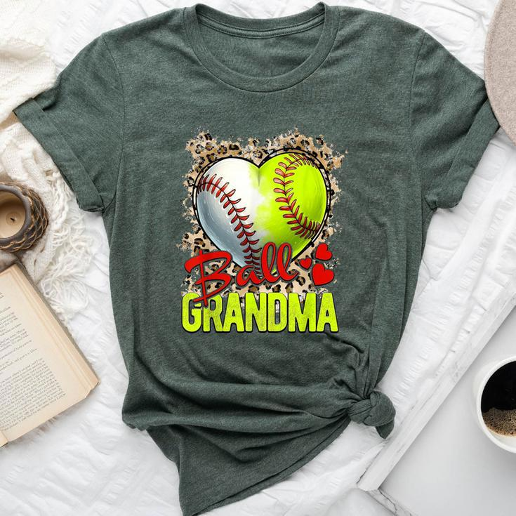 Ball Grandma Softball Grandma Baseball Grandma Bella Canvas T-shirt