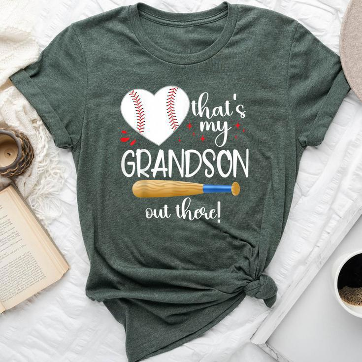 Baseball Grandma Thats My Grandson Out There Women Bella Canvas T-shirt