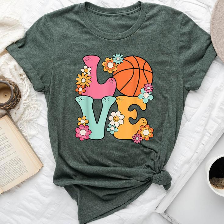 Basketball Love Cute Basketball Lover Ns Girls Bella Canvas T-shirt