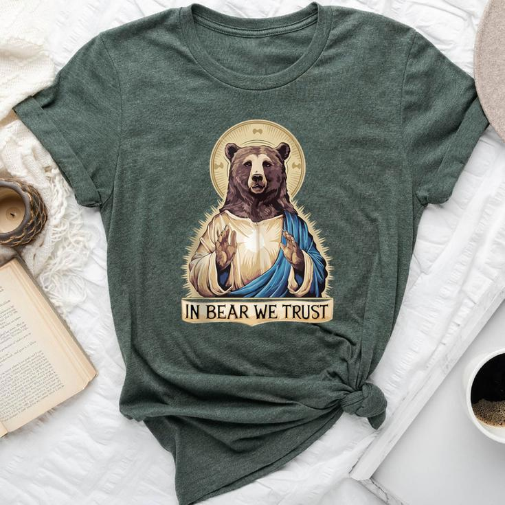 In Bear We Trust I Choose The Bear 2024 Trending Men Bella Canvas T-shirt