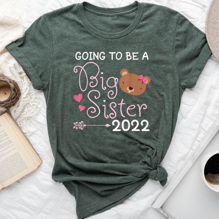 Become Big Sister 2022 Bear Sis Bella Canvas T-shirt