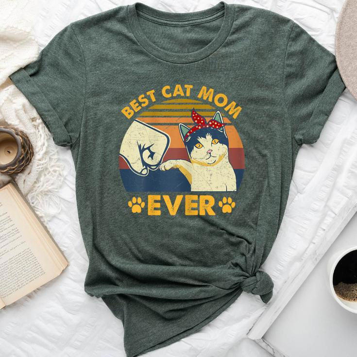 Best Cat Mom Ever Cute & Cat Mom Bella Canvas T-shirt