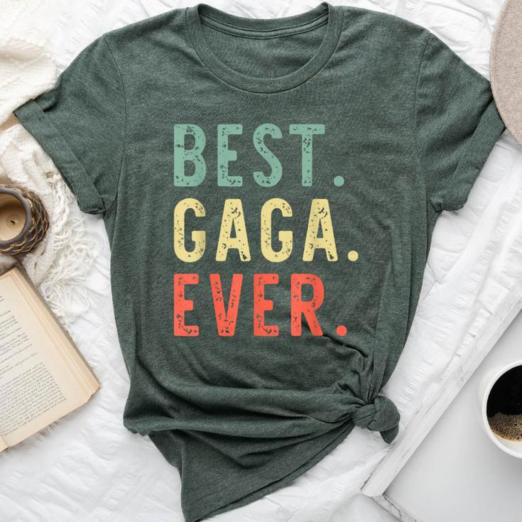Best Gaga Ever Family Retro Vintage Grandma Bella Canvas T-shirt