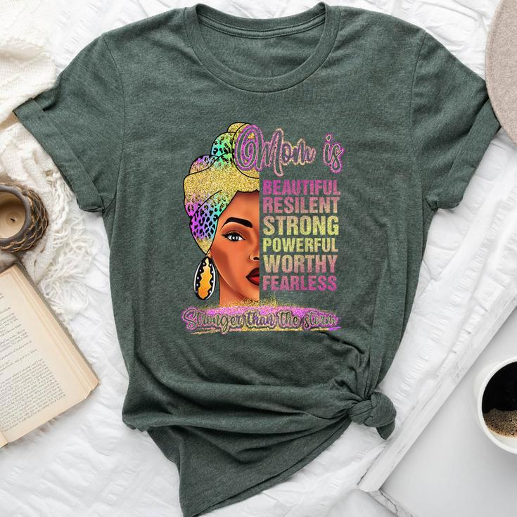Black Mom Queen Melanin Afro African Mama Bella Canvas T-shirt