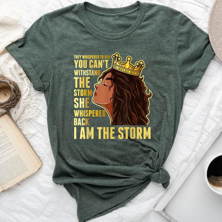 I Am Black Woman African American Black History Month Bella Canvas T-shirt