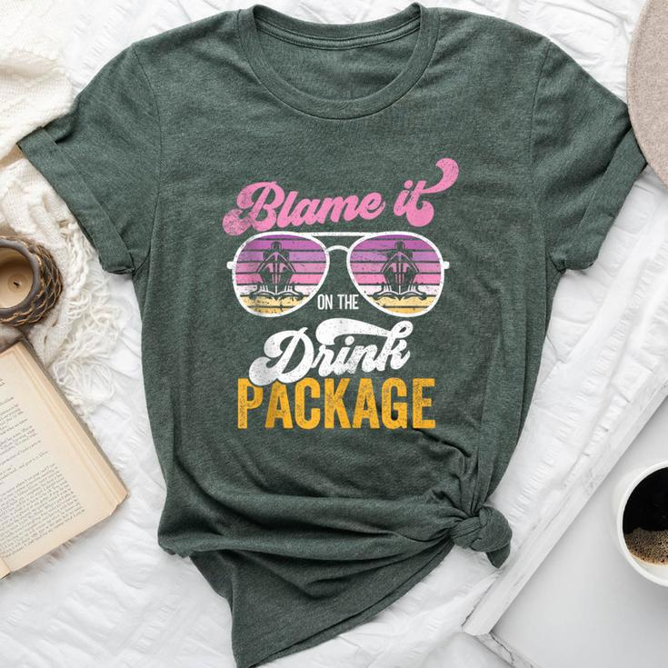 Blame It On Drink Package Cruise Bella Canvas T-shirt