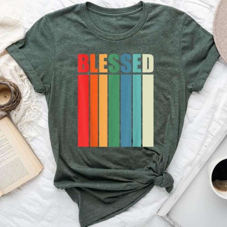 Blessed Christian Faith Inspiration Quote – Vintage Color Bella Canvas T-shirt