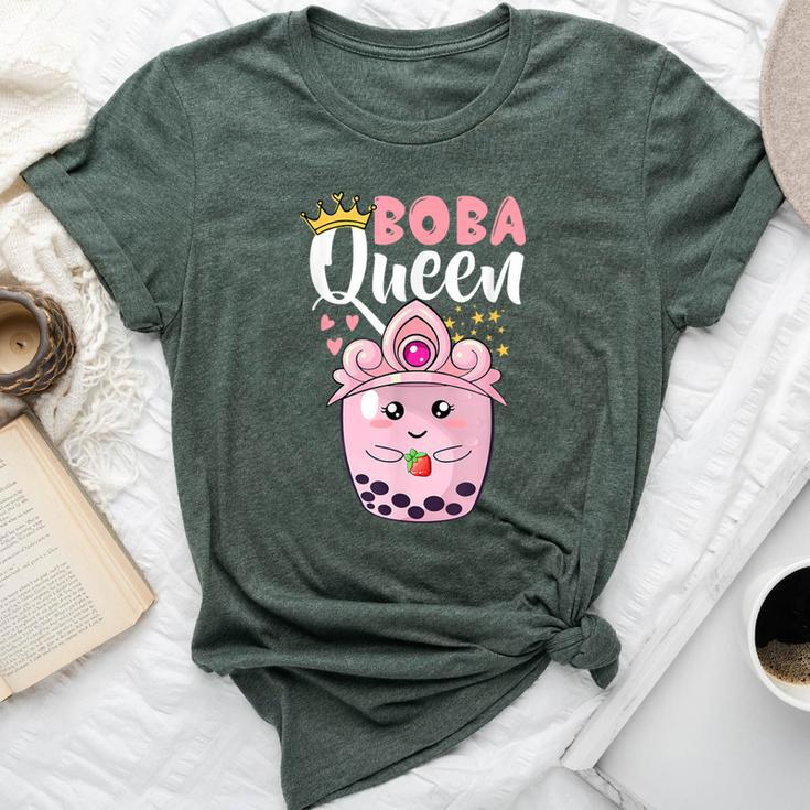 Boba Queen For N Girls Boba Bubble Tea Kawaii Japanese Bella Canvas T-shirt