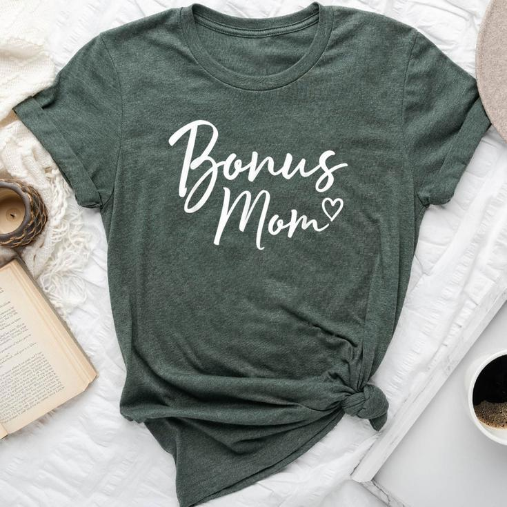 Bonus Mom For Heart Mother's Day Bonus Mom Bella Canvas T-shirt