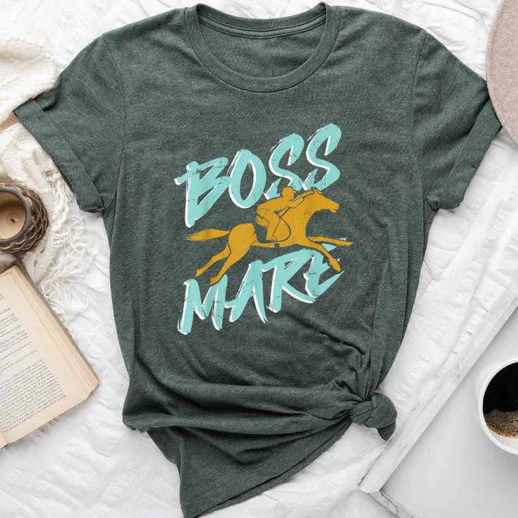 Boss Mare Horse Riding Boss Bella Canvas T-shirt