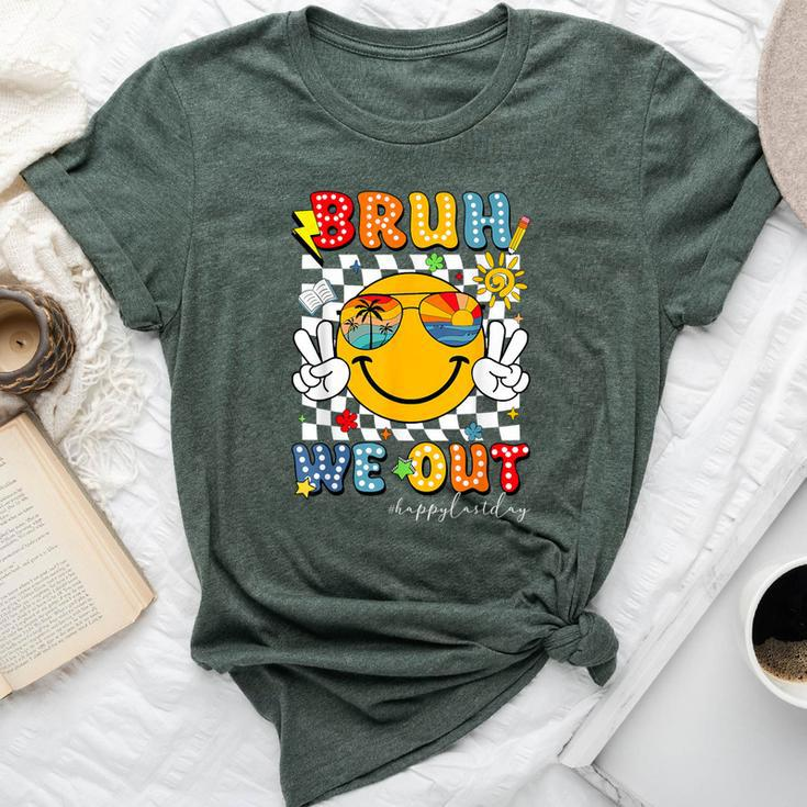 Bruh We Out Happy Last Day Of School Teacher Student Bella Canvas T-shirt