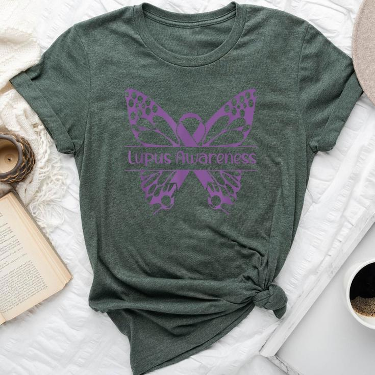 Butterfly Lupus Awareness Month Family Support Wear Matching Bella Canvas T-shirt