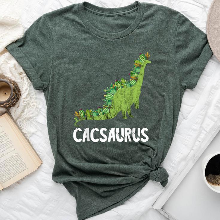 Cactus Dinosaurs Cacti Brachiosaurus Saguaro Herbivore Dino Bella Canvas T-shirt