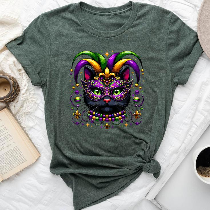 Carnival Girl Costume Top Outfit Mardi Gras Cat Bella Canvas T-shirt