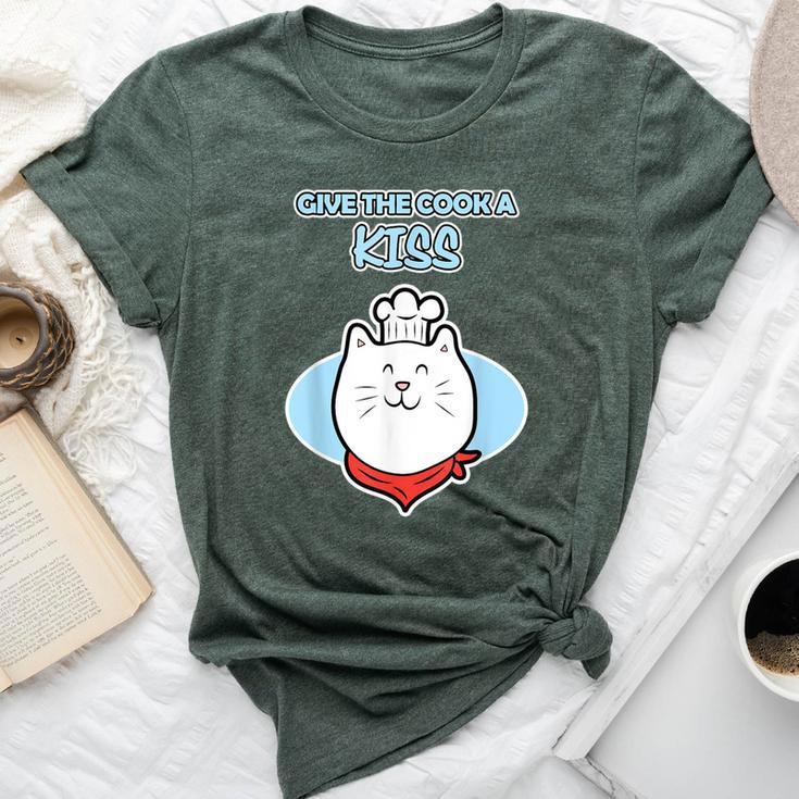 Cat Chef Cook For And Give The Cook A Kiss Bella Canvas T-shirt