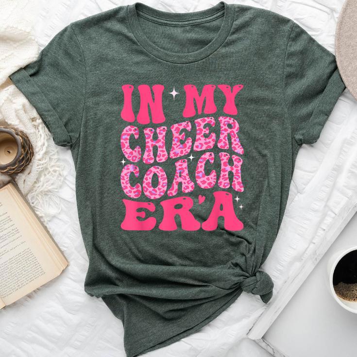 In My Cheer Coach Era Groovy Pink Leopard Men Bella Canvas T-shirt