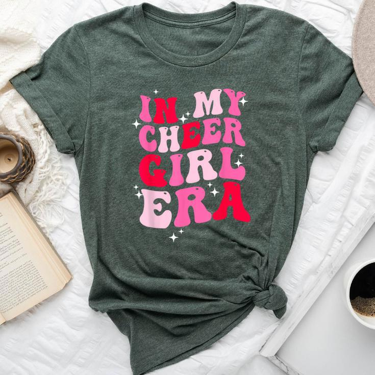 In My Cheer Girl Era Groovy Cheerleader Cheerleading Girl Bella Canvas T-shirt